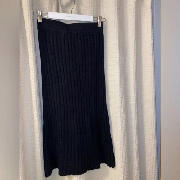 Quince Mongolian Cashmere Midi Skirt - Picture 11 of 13